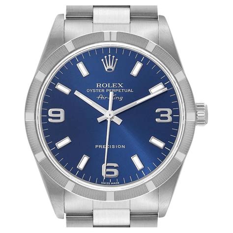 rolex air king 14010 blue